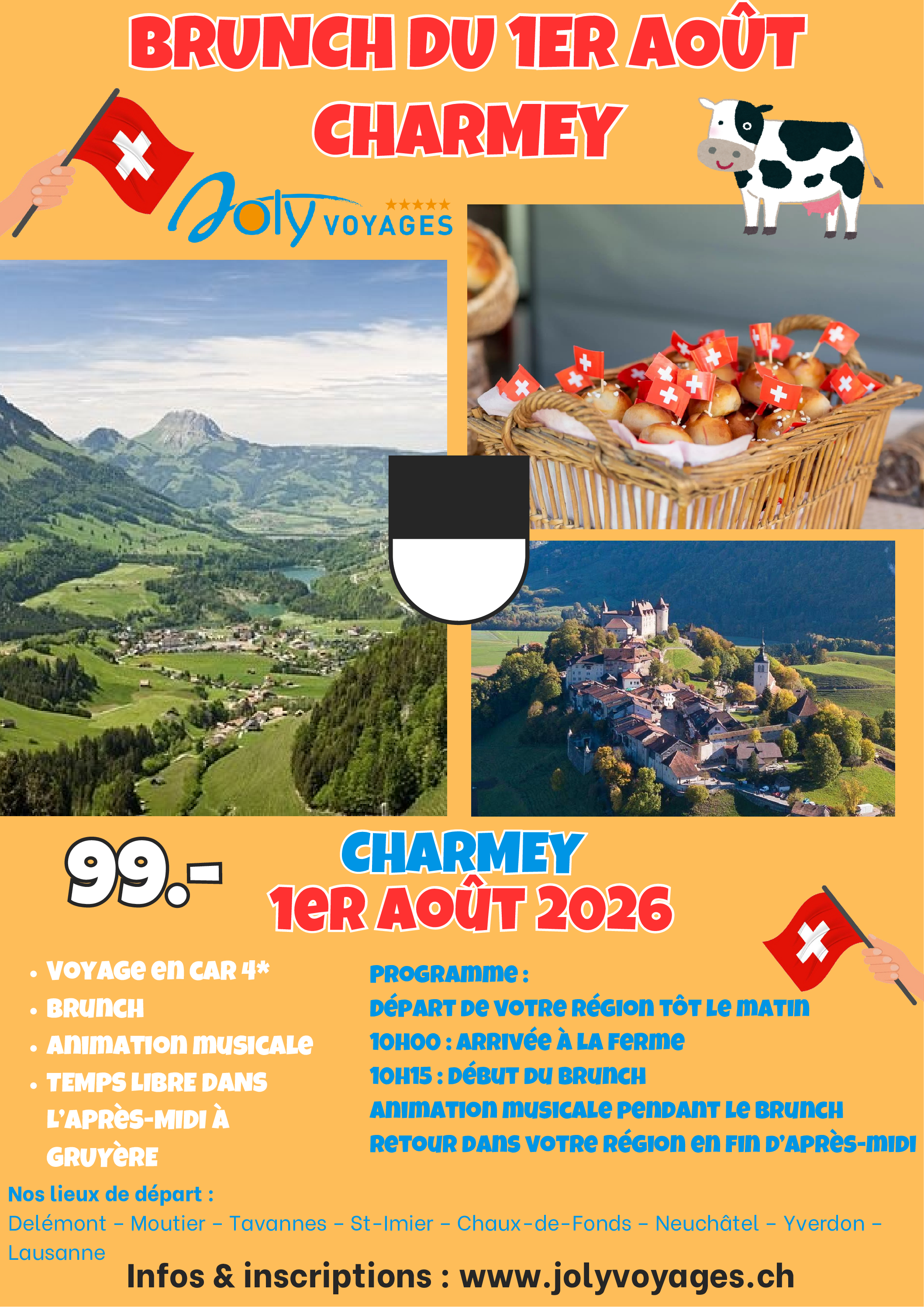 Brunch du 1er août – affiche