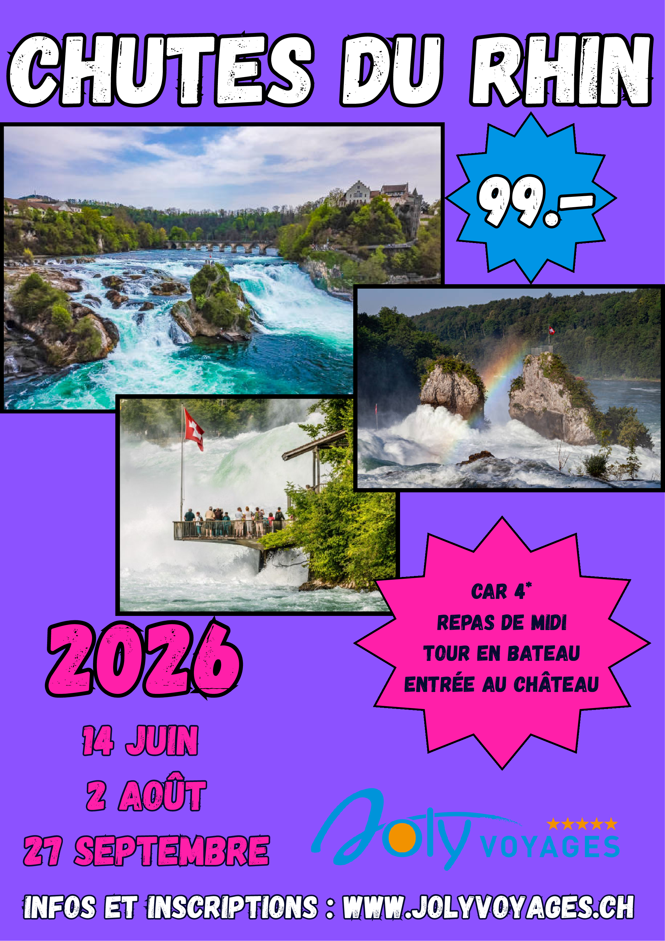 CHUTES DU RHIN 2026 – AFFICHE