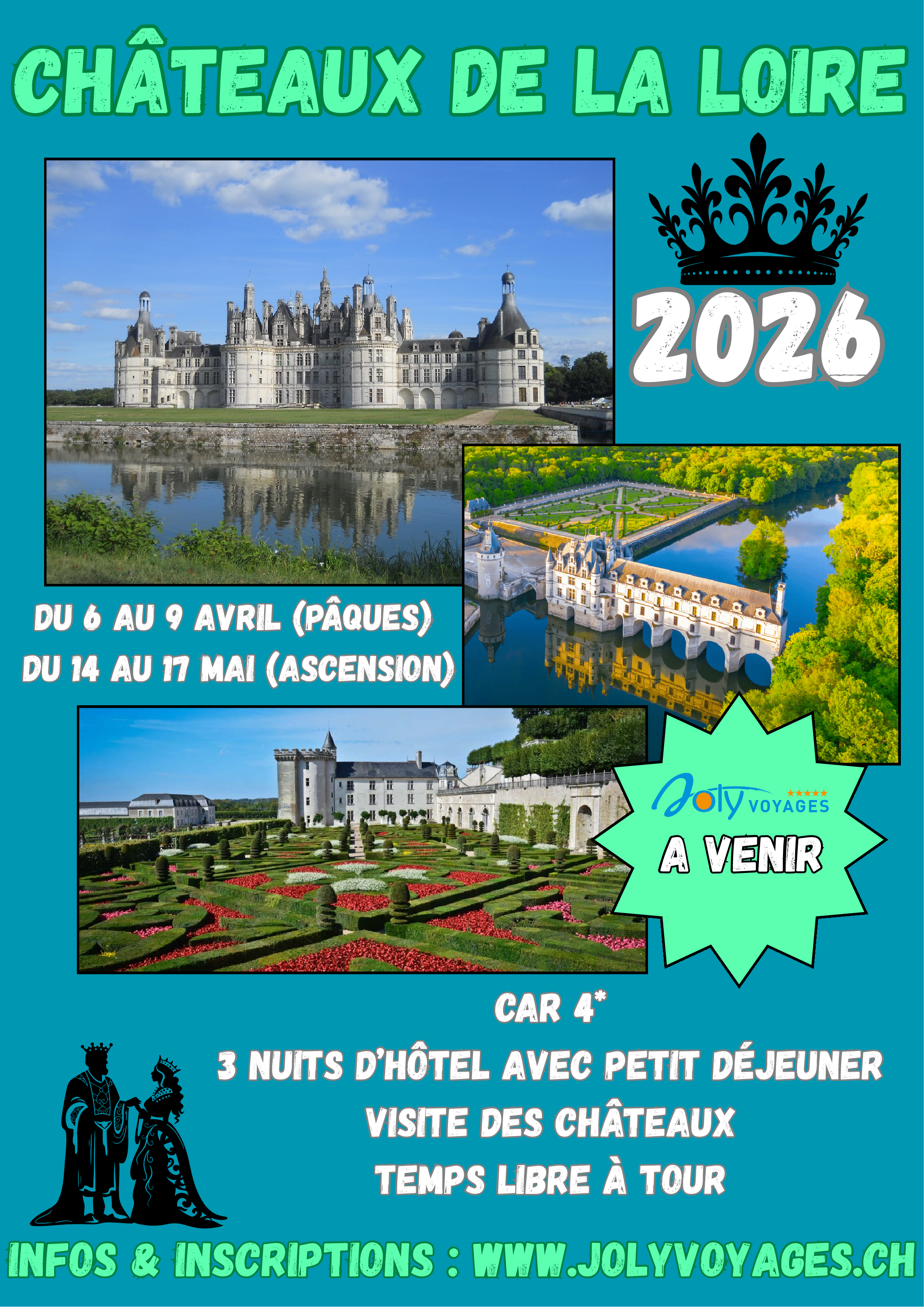 Châteaux de la Loire 2026- Affiche