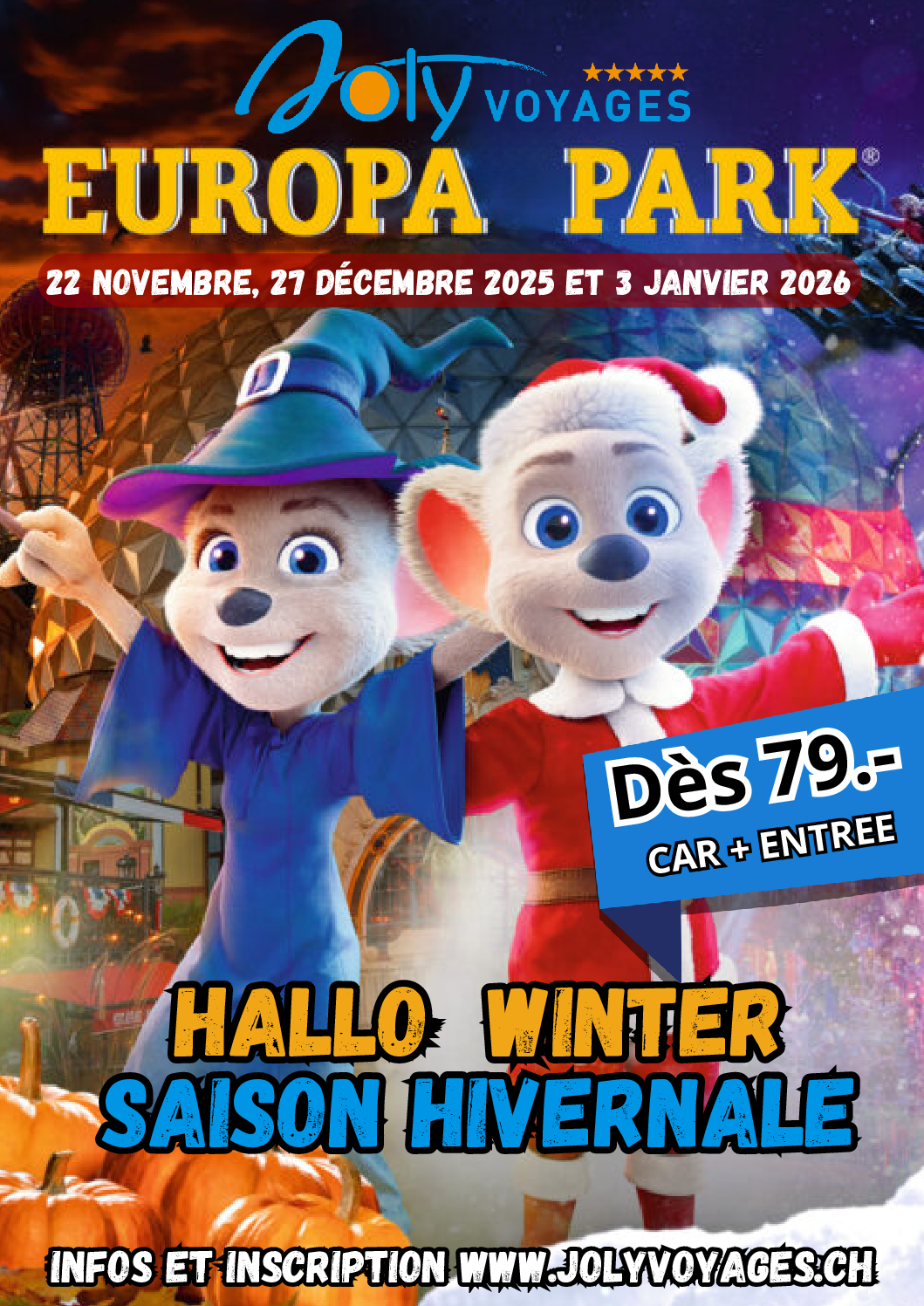 EuropaPark HalloWinter – Affiche