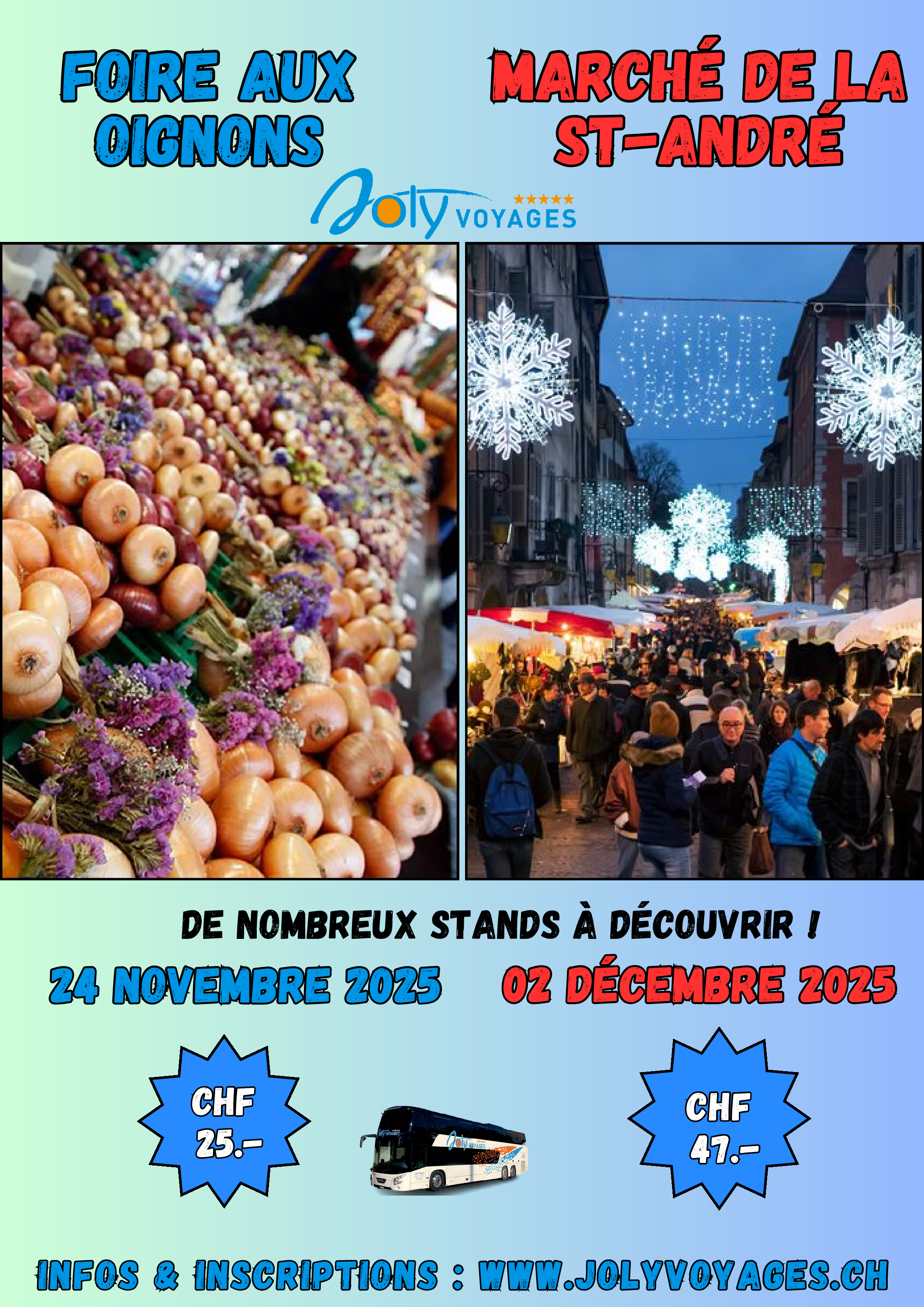 Foire aux Oignons Foire St-André – Affiche