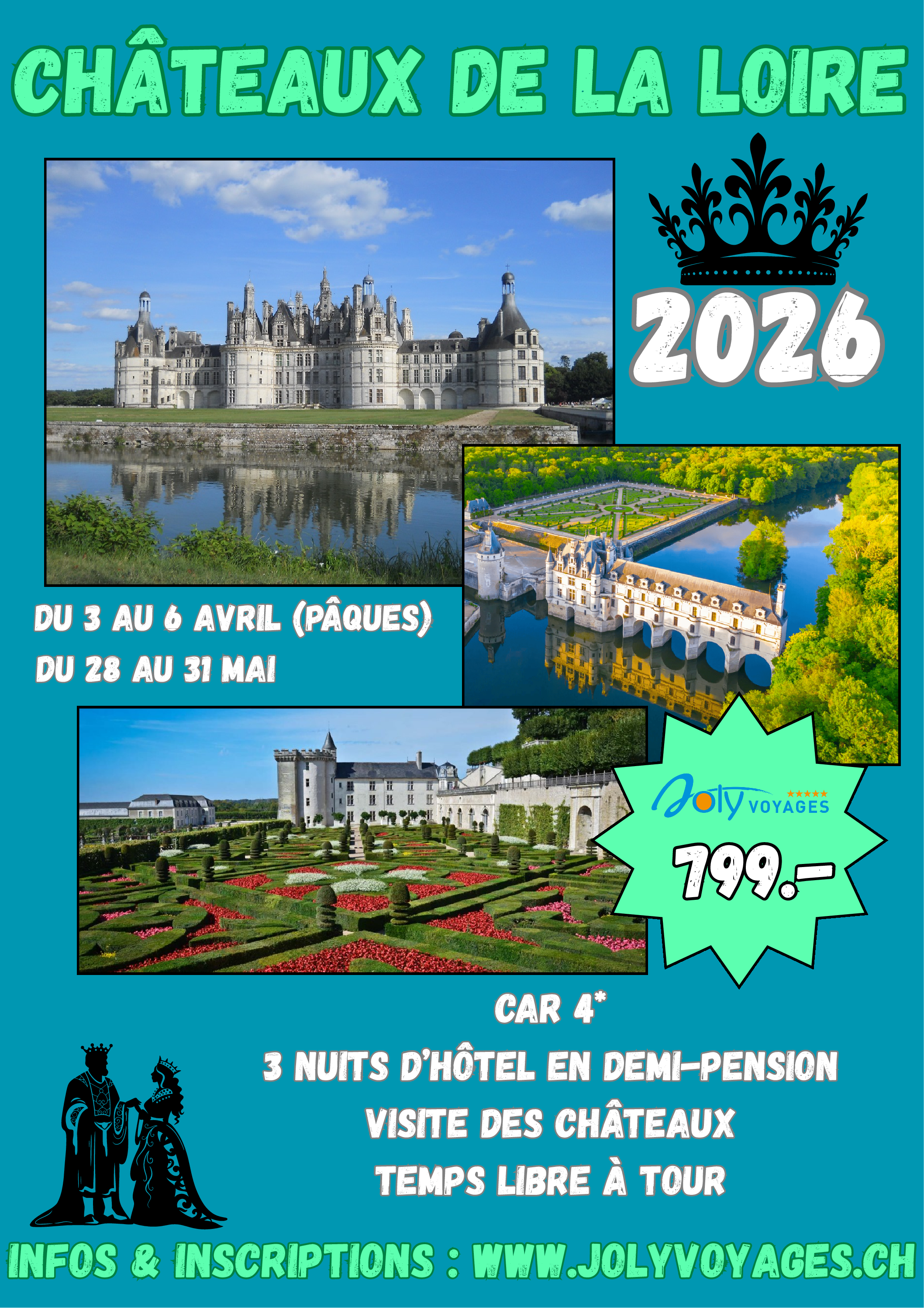Châteaux de la Loire 2026- Affiche