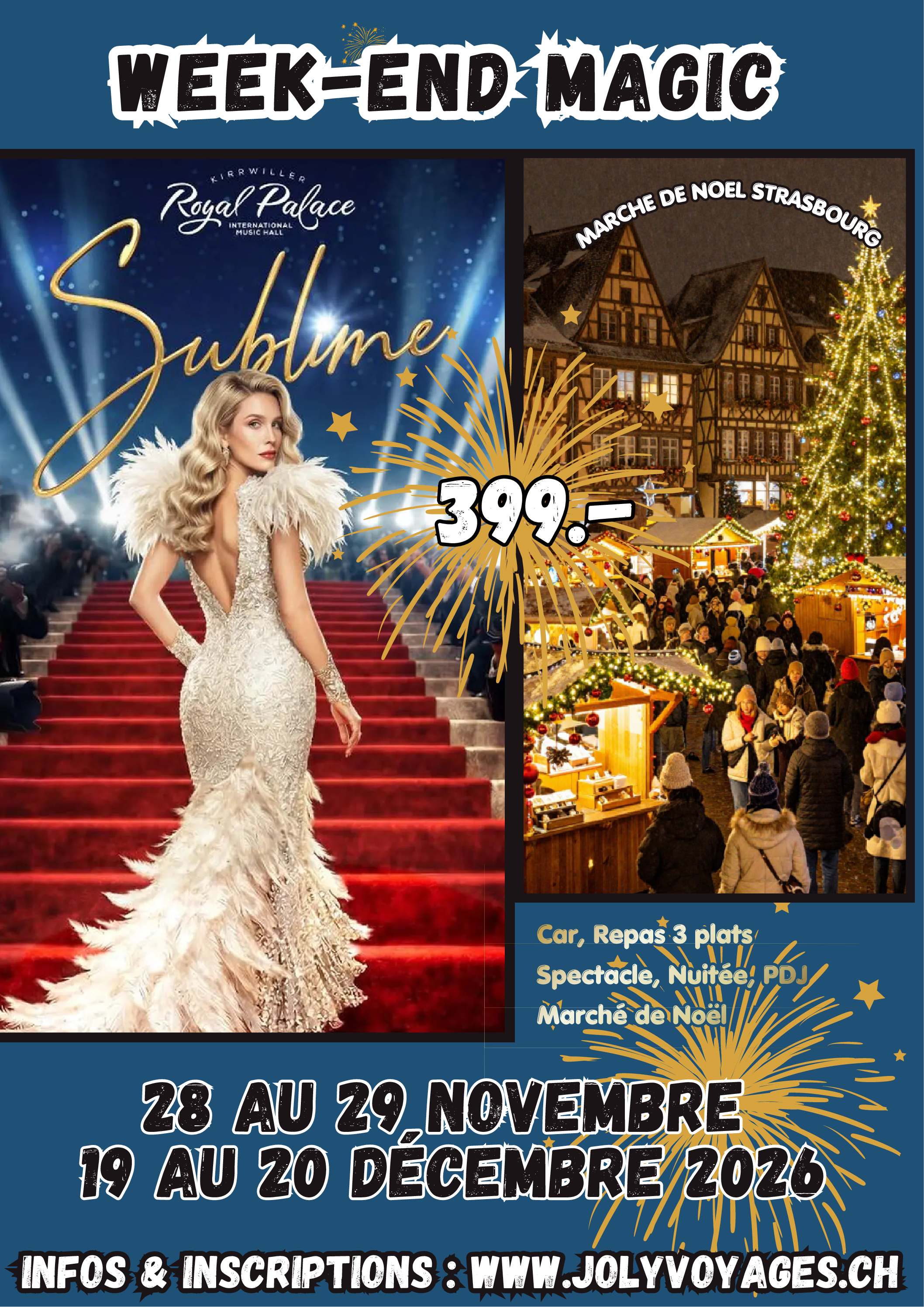 Royal Palace Marché de Noël – Affiche