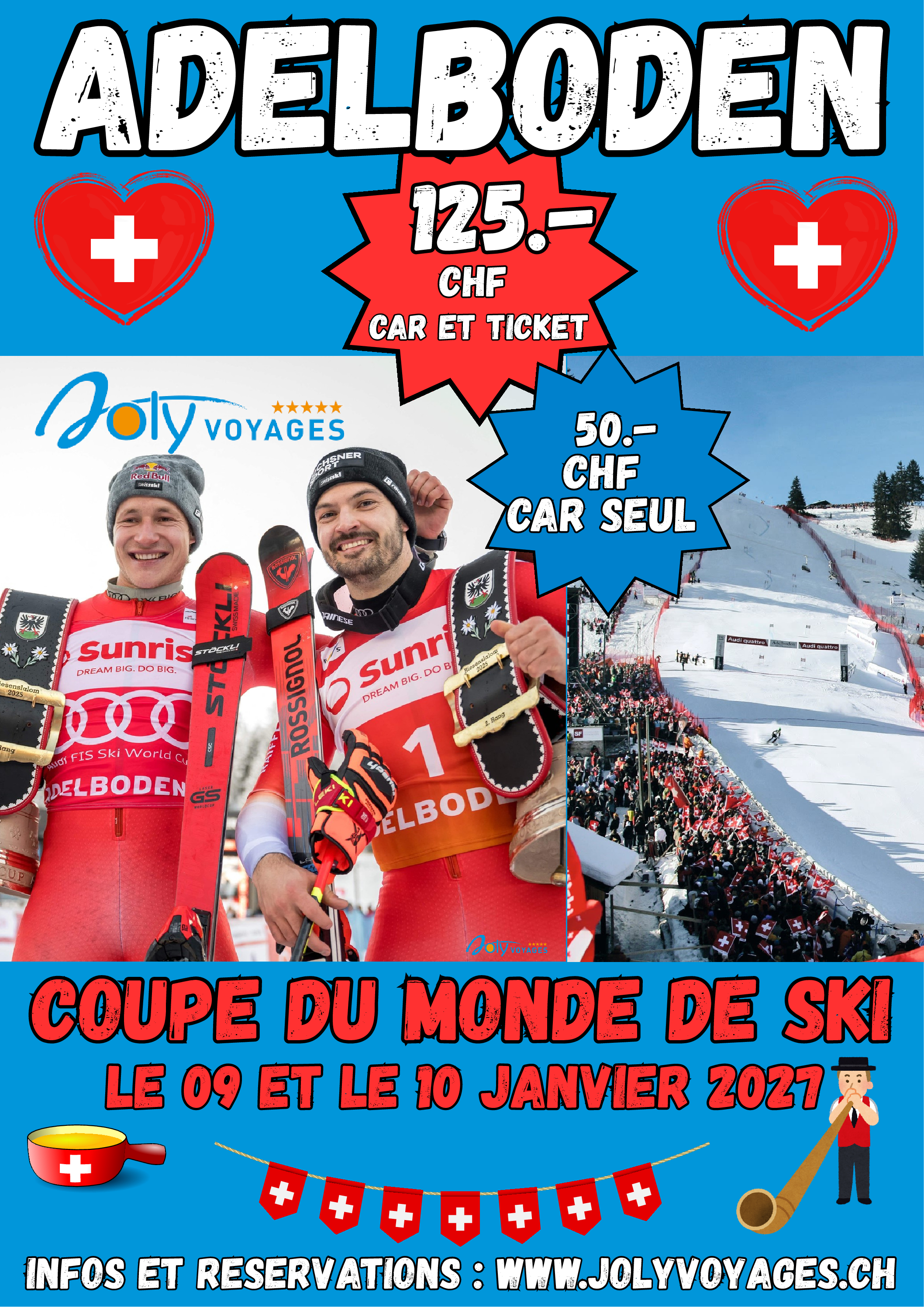 Ski Adelboden – Affiche